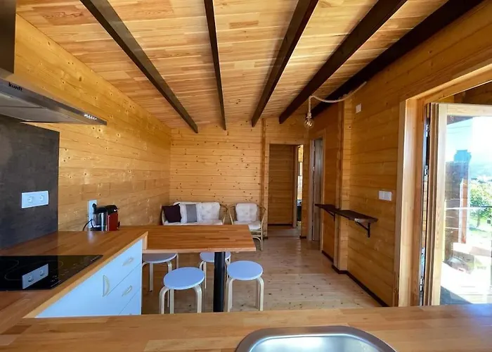 Casa Em Madeira Com Jardim Privado